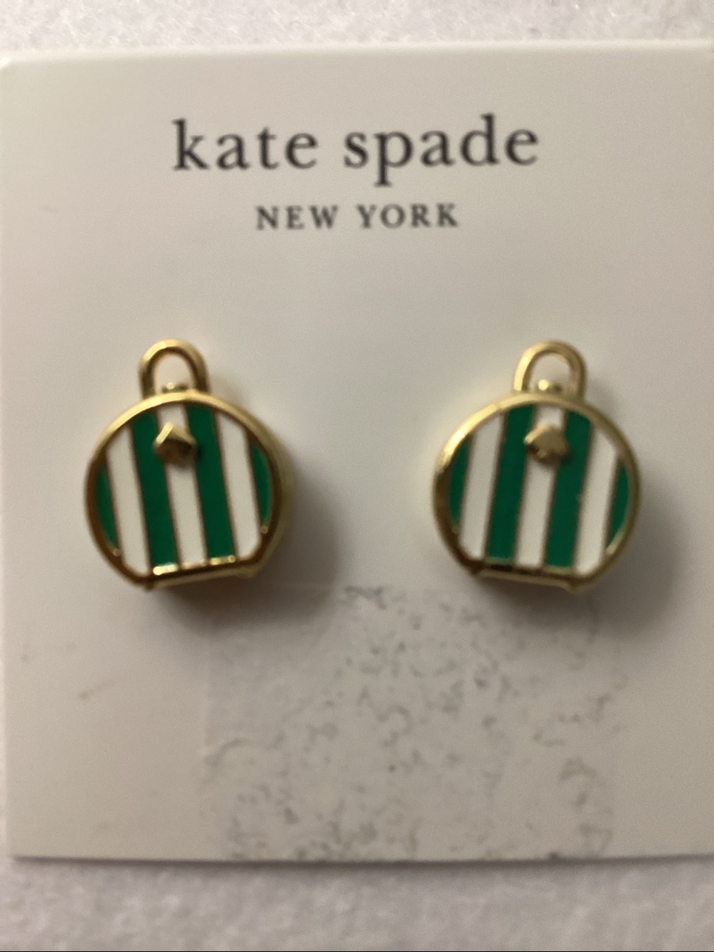 Kate Spade Away We Go Suitecase Stud Earrings - Picture 6 of 8